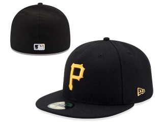 MLB Pittsburgh Pirates Black New Era 59FIFTY Fitted Hat 0501