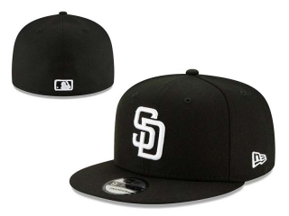 MLB San Diego Padres Black New Era 59FIFTY Fitted Hat 0501