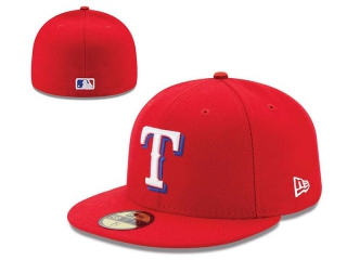 MLB Texas Rangers Red New Era 59FIFTY Fitted Hat 0501