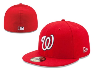 MLB Washington Nationals Red New Era 59FIFTY Fitted Hat 0502