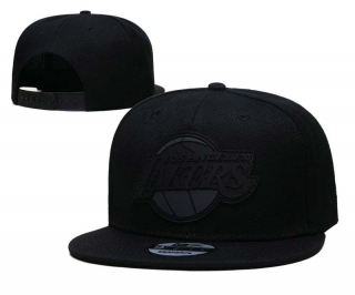 NBA Los Angeles Lakers New Era Black On Black 9FIFTY Snapback Hat 2093
