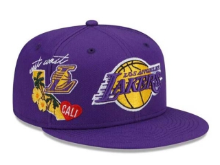 NBA Los Angeles Lakers New Era Purple 9FIFTY Snapback Hat 2094