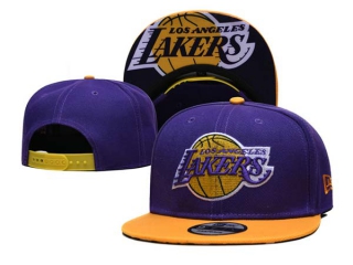 NBA Los Angeles Lakers New Era Purple Gold 9FIFTY Snapback Hat 2095