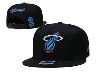 NBA Miami Heat New Era Black 9FIFTY Snapback Hat 2044