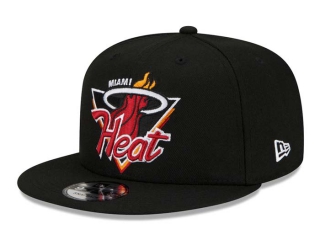 NBA Miami Heat New Era Black 2021 NBA Tip-Off 9FIFTY Snapback Hat 2045