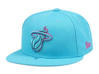 NBA Miami Heat New Era Light Blue 9FIFTY Snapback Hat 2050