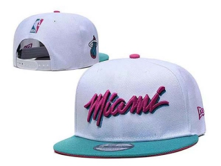 NBA Miami Heat New Era White Light Blue City Edition 9FIFTY Snapback Hat 2053