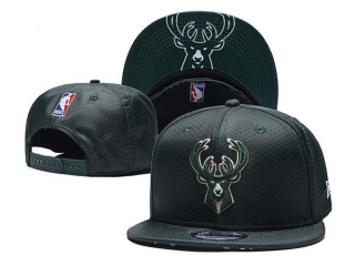 NBA Milwaukee Bucks New Era Hunter Green 9FIFTY Snapback Hat 2011