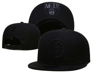 NBA Brooklyn Nets Pelicans New Era Black On Black 9FIFTY Snapback Hat 2012