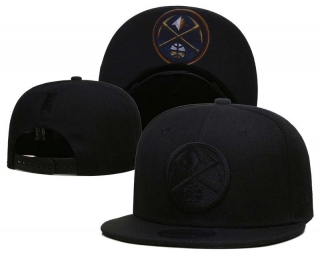 NBA Denver Nuggets New Era Black On Black 9FIFTY Snapback Hat 2006