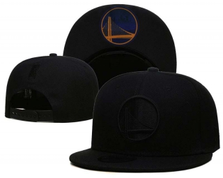 NBA Golden State Warriors New Era Black On Black 9FIFTY Snapback Hat 2016