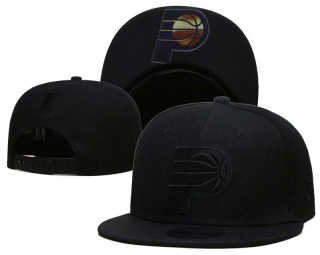NBA Indiana Pacers New Era Black On Black 9FIFTY Snapback Hat 2011