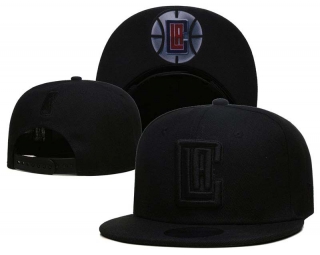 NBA Los Angeles Clippers New Era Black On Black 9FIFTY Snapback Hat 2011