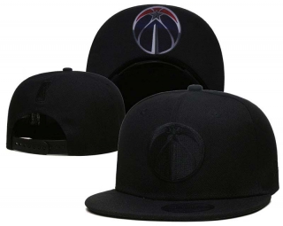 NBA Washington Wizards New Era Black On Black 9FIFTY Snapback Hat 2007