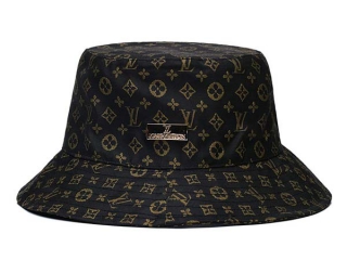 Wholesale Louis Vuitton Black Gold Bucket Hats 7002
