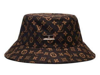 Wholesale Louis Vuitton Brown Gold Bucket Hats 7004