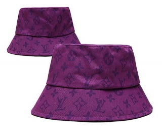 Wholesale Louis Vuitton Purple Bucket Hats 7007