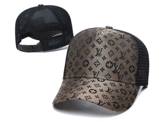 Discount Louis Vuitton Gold Trucker Snapback Hats 7002 For Sale