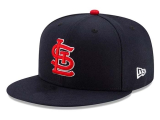 MLB St. Louis Cardinals New Era Navy Red Logo 9FIFTY Snapback Hat 2014