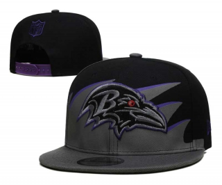 NFL Baltimore Ravens New Era Black Tidal Wave 9FIFTY Snapback Hat 6024