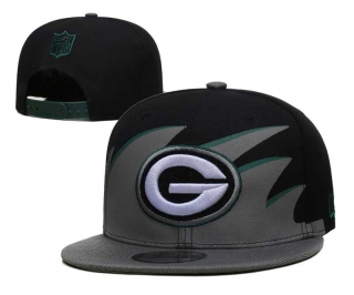 NFL Green Bay Packers New Era Black Tidal Wave 9FIFTY Snapback Hat 6023