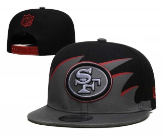 NFL San Francisco 49ers New Era Black Tidal Wave 9FIFTY Snapback Hat 6046