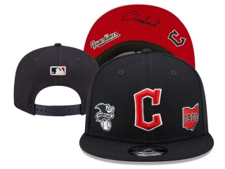 MLB Cleveland Guardians New Era Navy Identity 9FIFTY Snapback Hat 3007