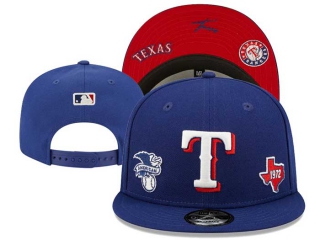 MLB Texas Rangers New Era Royal Identity 9FIFTY Snapback Hat 3005