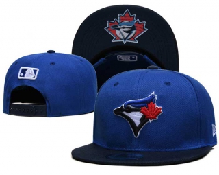 MLB Toronto Blue Jays New Era Royal Black 9FIFTY Snapback Hat 6006