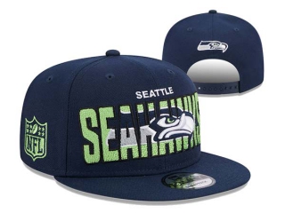 NFL Seattle Seahawks New Era College Navy 2023 NFL Draft 9FIFTY Snapback Hat 3030
