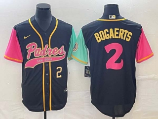 Men's San Diego Padres #2 Xander Bogaerts Number Brack NEW 2023 City Connect Cool Base Stitched Jersey