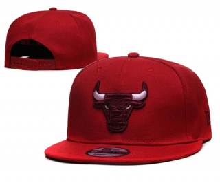 NBA Chicago Bulls New Era Red 9FIFTY Snapback Hats 2184