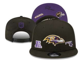 NFL Baltimore Ravens New Era Black Identity 9FIFTY Snapback Hat 3038