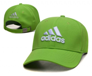 Adidas Classic Logo Curved Brim Adjustable Hats Green White Wholesale 5Hats 2074