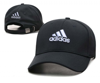 Adidas Classic Logo Curved Brim Adjustable Hats Navy White Wholesale 5Hats 2076