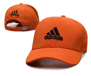 Adidas Classic Logo Curved Brim Adjustable Hats Orange Black Wholesale 5Hats 2077