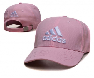 Adidas Classic Logo Curved Brim Adjustable Hats Pink White Wholesale 5Hats 2078