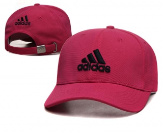 Adidas Classic Logo Curved Brim Adjustable Hats Rose Black Wholesale 5Hats 2080