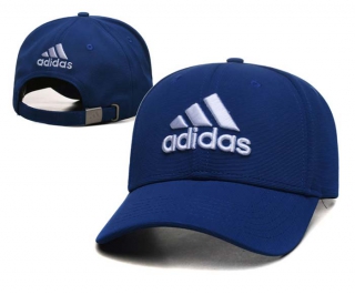 Adidas Classic Logo Curved Brim Adjustable Hats Royal White Wholesale 5Hats 2081