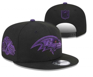 NFL Baltimore Ravens New Era Black Pop 9FIFTY Snapback Hat 3039