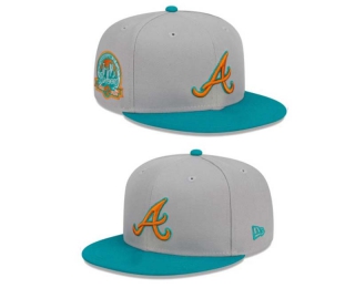 MLB Atlanta Braves New Era Gray 40th Anniversary 9FIFTY Snapback Hat 2034