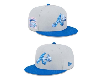 MLB Atlanta Braves New Era Gray Blue 2000 All-Star Game 9FIFTY Snapback Hat 2035