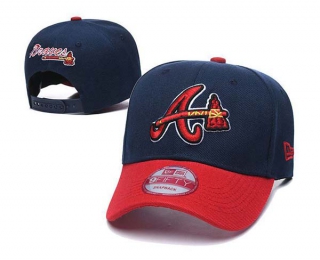 MLB Atlanta Braves New Era Navy Red Curved Brim 9FIFTY Snapback Hat 2038