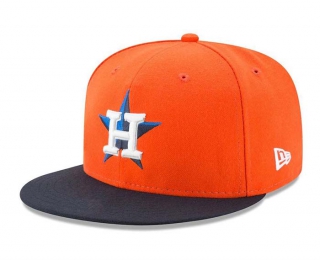 MLB Houston Astros New Era Orange Navy 9FIFTY Snapback Hat 2012