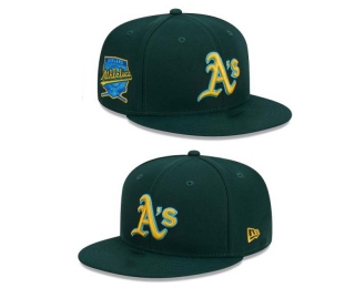 MLB Oakland Athletics New Era Green 2023 Father's Day 9FIFTY Snapback Hat 2024