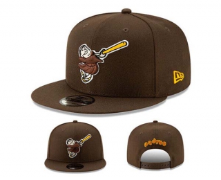 MLB San Diego Padres New Era Brown 9FIFTY Snapback Hat 2009