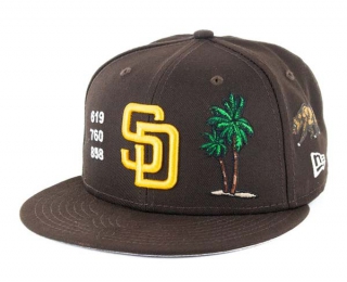 MLB San Diego Padres New Era Brown 9FIFTY Snapback Hat 2008