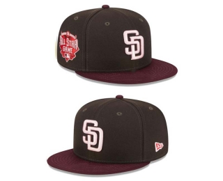 MLB San Diego Padres New Era Brown Maroon 2016 All-Star Game 9FIFTY Snapback Hat 2013