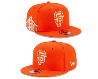 MLB San Francisco Giants New Era Orange 2021 City Connect 9FIFTY Snapback Hat 2017