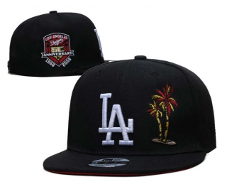 MLB Los Angeles Dodgers New Era Black 50th Anniversary 9FIFTY Snapback Hat 2176